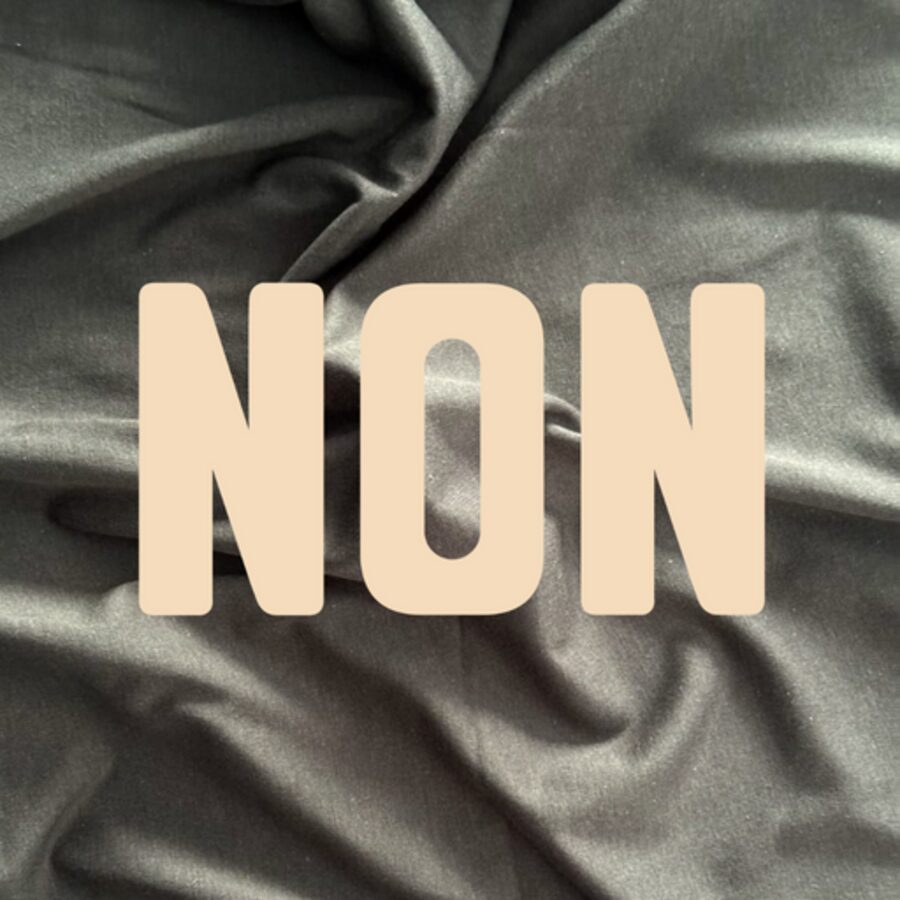 Logo NON sobre la tela de algodón PIMA
